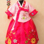 Rabbit girls hanbok children's clothing dress spring and autumn festival kids costumes dancing for stage dresses 80-150cm