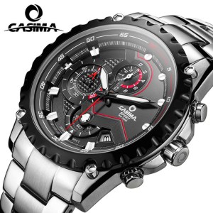 CASIMA fashion leisure and business men watch sports watches multifunction treadmill wirst quartz watch waterproof 100M