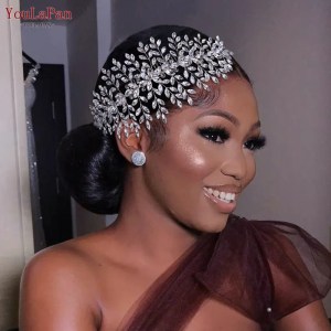 YouLaPan HP311 Bridal Headpieces Bridal Hair Accessories for Adult Rhinestone Bridal Hair Clips Wedding Side Hair Comb Hair Pins