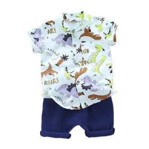 New Summer Baby Clothes Suit Children Cartoon Shirt Shorts 2Pcs/Sets Toddler Boys Clothing Infant Casual Costume Kids Tracksuits