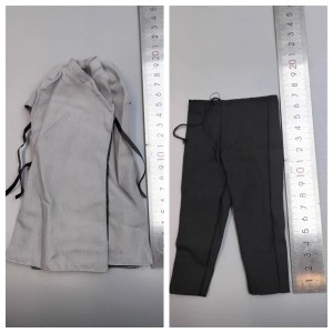 Snail 1/6 Soldier Ancient Robe Monk Robe Hanfu Long Pants Model Fit 12'' Action Figure Body Model Toy In Stock