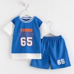 Children's Short Sleeved Set Thin Boys T-Shirt Half Sleeved Shorts Girls Sportswear Two Piece Set For Children's Clothing
